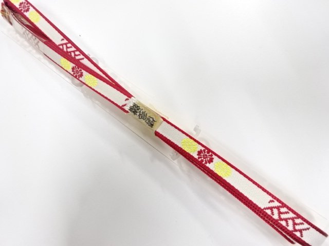 未使用品　正絹　手組帯締め